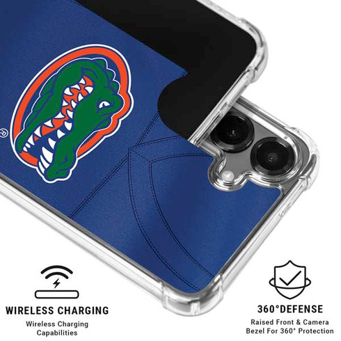 University of Florida Blue Jersey Galaxy S26 Plus Clear Case