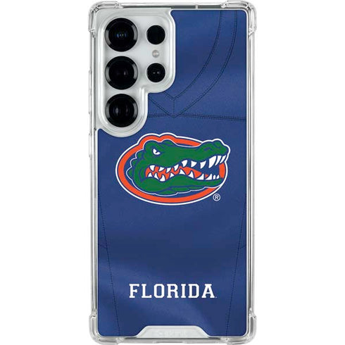 University of Florida Blue Jersey Galaxy S26 Ultra Clear Case