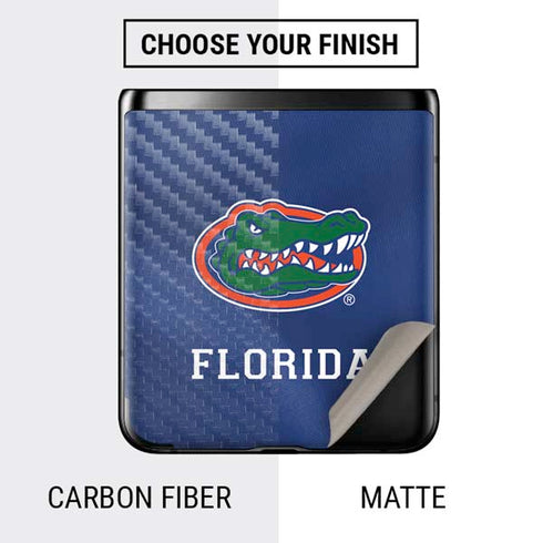 University of Florida Blue Jersey Galaxy Z Flip Skin