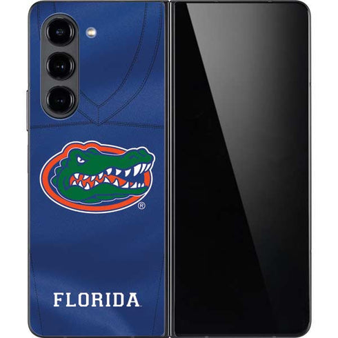 University of Florida Blue Jersey Galaxy Z Fold5 5G Skin