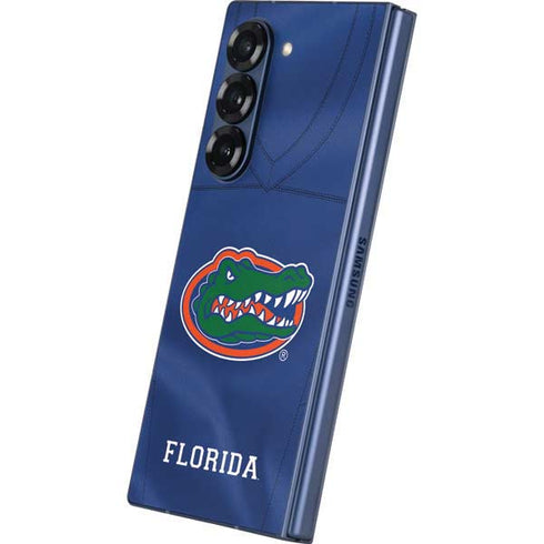 University of Florida Blue Jersey Galaxy Z Fold6 Skin