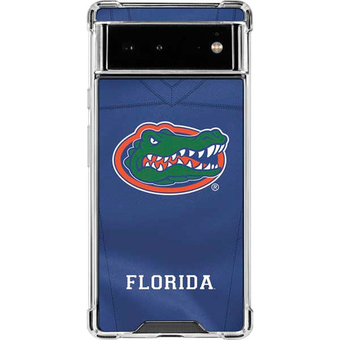 University of Florida Blue Jersey Google Pixel 6 Clear Case