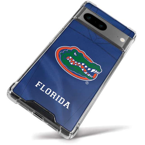 University of Florida Blue Jersey Google Pixel 8 Clear Case