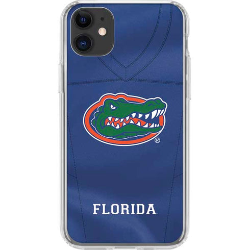 University of Florida Blue Jersey iPhone 11 Clear Case