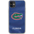 University of Florida Blue Jersey iPhone 11 Clear Case