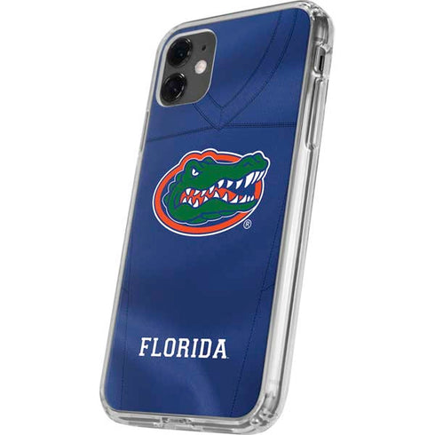 University of Florida Blue Jersey iPhone 11 Clear Case