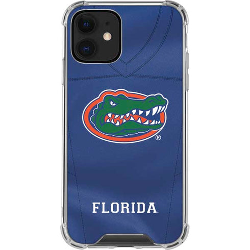 University of Florida Blue Jersey iPhone 12 Clear Case