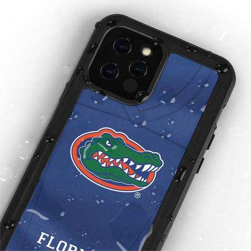 University of Florida Blue Jersey iPhone 12 Pro Waterproof Case