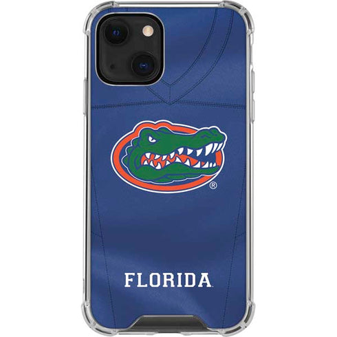 University of Florida Blue Jersey iPhone 13 Mini Clear Case