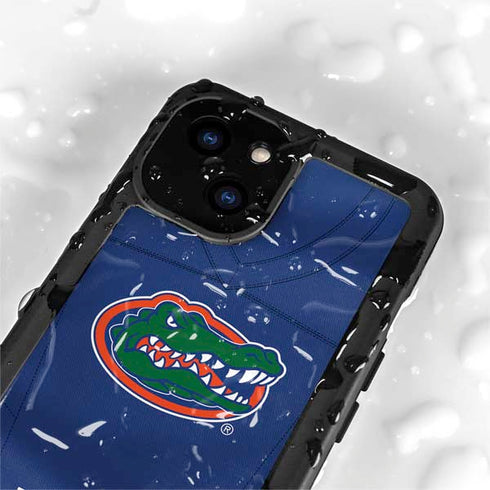 University of Florida Blue Jersey iPhone 13 Mini Waterproof Case