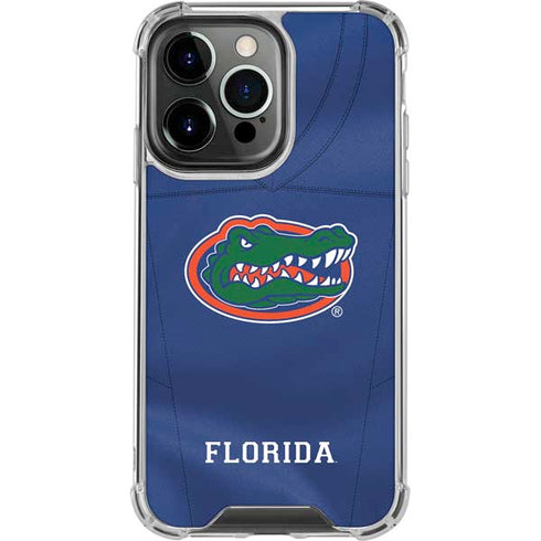 University of Florida Blue Jersey iPhone 13 Pro Clear Case