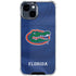 University of Florida Blue Jersey iPhone 14 Plus Clear Case