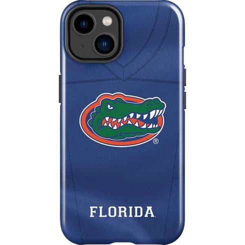 University of Florida Blue Jersey iPhone 14 Plus Impact Case