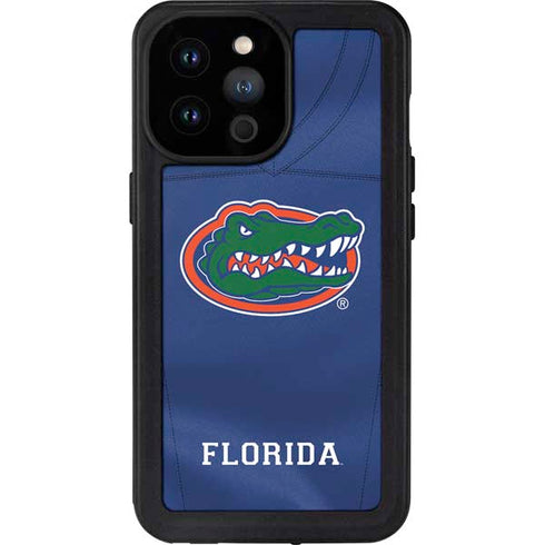 University of Florida Blue Jersey iPhone 14 Pro Max Waterproof Case