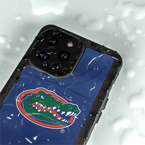 University of Florida Blue Jersey iPhone 14 Pro Max Waterproof Case