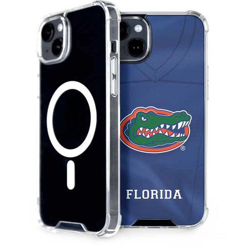 University of Florida Blue Jersey iPhone 15 MagSafe Case