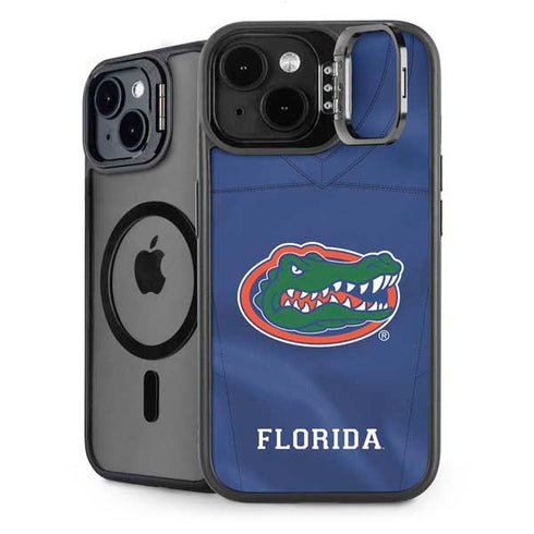 University of Florida Blue Jersey iPhone 15 Plus Kickstand Case