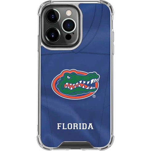 University of Florida Blue Jersey iPhone 15 Pro Max Clear Case