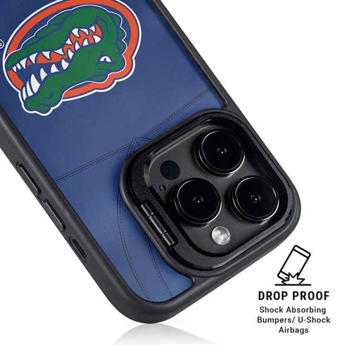 University of Florida Blue Jersey iPhone 15 Pro Max Kickstand Case