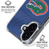 University of Florida Blue Jersey iPhone 16 Plus Clear Case