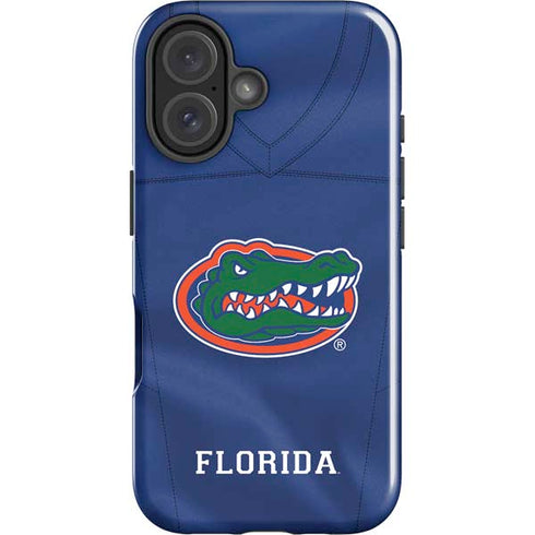 University of Florida Blue Jersey iPhone 16 Plus Impact Case