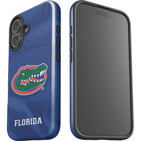 University of Florida Blue Jersey iPhone 16 Plus Impact Case