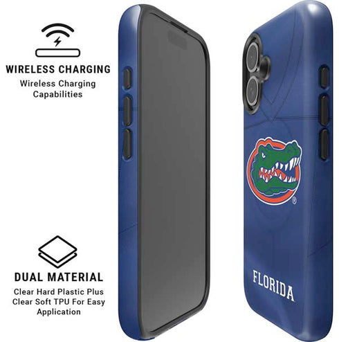 University of Florida Blue Jersey iPhone 16 Plus Magsafe Impact Case