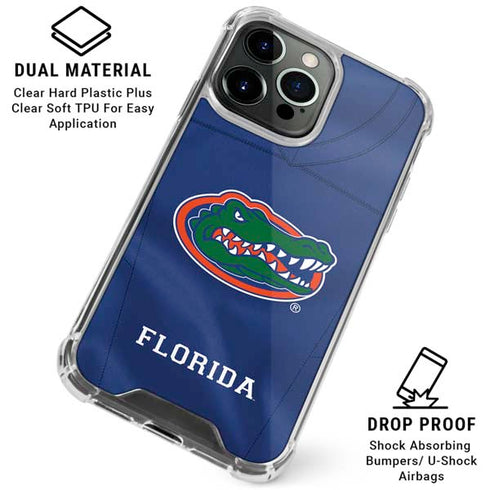 University of Florida Blue Jersey iPhone 16 Pro Max Clear Case