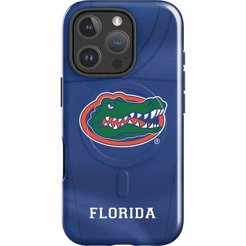 University of Florida Blue Jersey iPhone 16 Pro Max Magsafe Impact Case