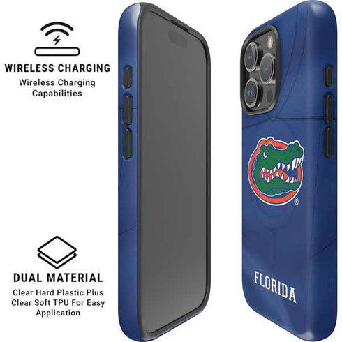 University of Florida Blue Jersey iPhone 16 Pro Max Magsafe Impact Case
