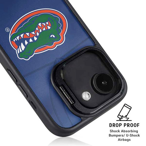 University of Florida Blue Jersey iPhone 16e Kickstand Case