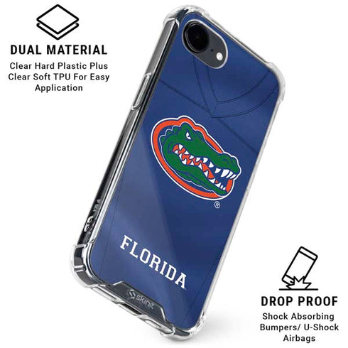 University of Florida Blue Jersey iPhone 16e Clear Case