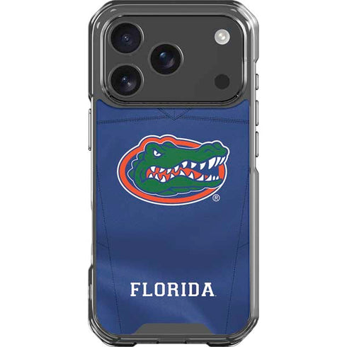 University of Florida Blue Jersey iPhone 18 Pro Clear Case