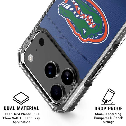 University of Florida Blue Jersey iPhone 18 Pro Clear Case
