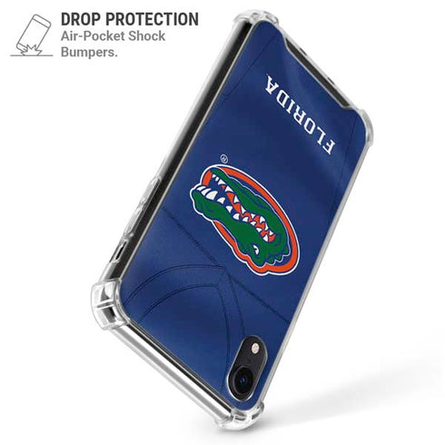 University of Florida Blue Jersey iPhone XR Clear Case