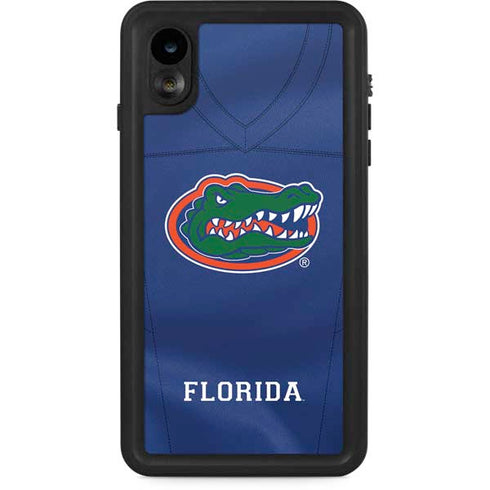 University of Florida Blue Jersey iPhone XR Waterproof Case