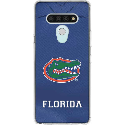 University of Florida Blue Jersey LG Stylo 6 Clear Case