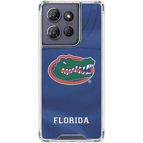 University of Florida Blue Jersey Moto G 5G (2025) Clear Case