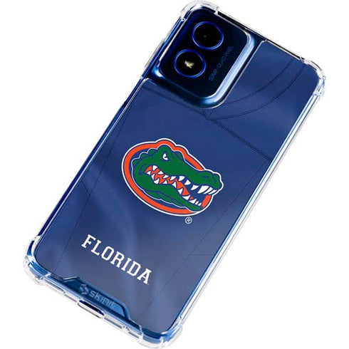 University of Florida Blue Jersey Moto G 5G (2024) Clear Case