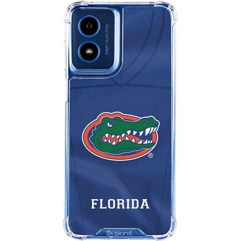 University of Florida Blue Jersey Moto G Play 4G (2024) Clear Case