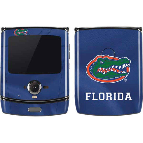 University of Florida Blue Jersey Motorola RAZR Skin