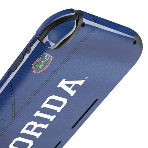 University of Florida Blue Jersey Nintendo Switch Lite Skin