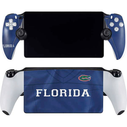 University of Florida Blue Jersey PlayStation Portal Remote Player Skin
