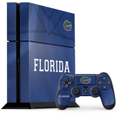 University of Florida Blue Jersey PS4 Console and Controller Bundle Skin