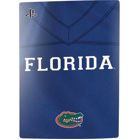 University of Florida Blue Jersey PS5 Console Skin