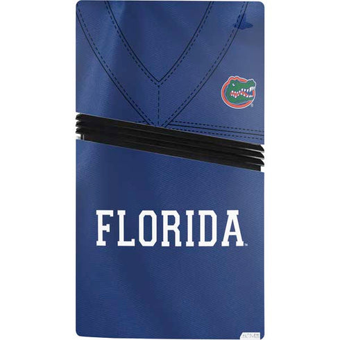 University of Florida Blue Jersey PS5 Pro Console Skin