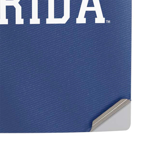 University of Florida Blue Jersey PS5 Pro Console Skin