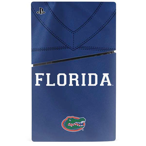 University of Florida Blue Jersey PS5 Slim Disk Console Skin