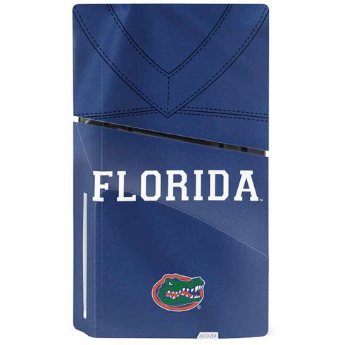 University of Florida Blue Jersey PS5 Slim Disk Console Skin