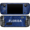 University of Florida Blue Jersey Steam Deck Handheld Gaming Computer OLED Skin